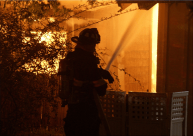 firefighter Over half of all fire fatalities are cardiac or stress related.